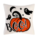 GobekUsa Halloween Linen Cushion Cover for Living Room Decor and Sofa - Trick or Treat