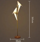 GobekUsa Crane Chandelier Iron LED Light for Bedroom Dining Children's Room