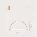 Minimalist Chrome Alloy LED Pendant Light