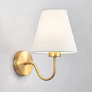 GobekUsa Cloth LED Wall Lamp, Modern Bedroom Bedside Sconce Light Luminaire