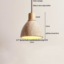 GobekUsa Cave Stone LED Pendant Lamp - Nordic Modern Hanging Light