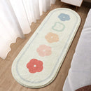 GobekUsa Lovely Rabbit Pink Bedside Rug for Girls Children Bed Room