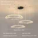 GobekUsa LED Luxury Ring Chandelier for Living Room Decoration