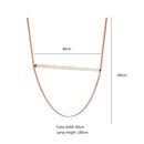 GobekUsa Glass Tube Pendant Lamp: Modern LED Lighting for Living Room, Duplex Villa Staircase