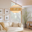GobekUsa Japanese Hemp Rope Chandelier for Kitchen, Bedroom, and Hotel - Minimalist Home Decor