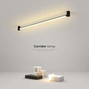 GobekUsa Black Bar Linear Wall Light for Living and Dining Room Lighting