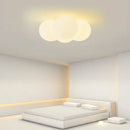 GobekUsa Glass Ball Milky White Chandelier for Home Decor Fixture