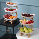 GobekUsa 3-Layer Table Plates Set: Dinnerware, Fruit Bowl, Snack Stand, Cake Plate, Salad Bowl