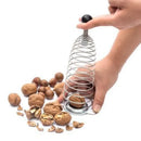 GobekUsa Kitchen Nut Shucker Tool Golden Bell Cover Stainless Steel Shell Breaker Smasher