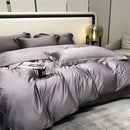 GobekUsa Egyptian Cotton Bedding Set - Solid Color Sheet Pillowcase Duvet Cover