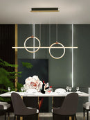 GobekUsa Gold Luxury Ring Pendant Chandelier for Modern Villa and Home Decor