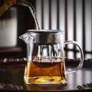 GobekUsa Glass Fair Cup, Kung Fu Tea Set, Heat Resistant Borosilicate Teapot Dispenser