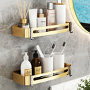 GobekUsa Aluminum Bathroom Corner Shelf - Wall Mounted Shower Storage Holder