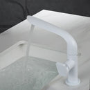 GobekUsa Brushed Gold Basin Faucet - Brass Single Handle Bathroom Mixer Tap