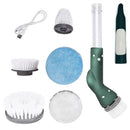 GobekUsa Electric Spin Cleaner + 6 Brush Heads - Turbo Scrub for Kitchen, Bathroom & Floors