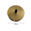 GobekUsa Brass Ceiling Plate Iron Pendant Lamp Bases - DIY Round Chassis Kit