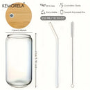 GobekUsa Glass Bubble Tea Cup Set - Elegant Drinkware for Parties