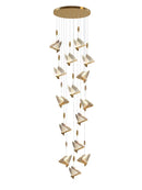 GobekUsa Butterfly Acrylic Chandelier Modern Ceiling Light Pendant Lamp for Living Room