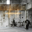 GobekUsa LED Linear Ceiling Chandelier Italian Designer Luxury Dining Room Chandelier