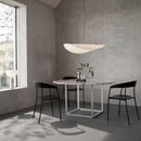 GobekUsa Japanese Style Non-Woven Chandelier - Modern Wabi Sabi Design for Living Room Bedroom.
