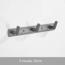 GobekUsa Aluminum Alloy Towel Hooks Wall Mounted Bathroom Robe Holder (3-6 Hooks)