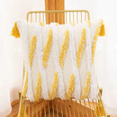 GobekUsa Boho Geometric Tufted Cushion Cover Cotton Canvas Pillow Covers
