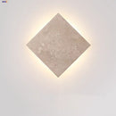 GobekUsa LED Wall Lamp Sconce Yellow Travertine Square Stair Light Waterproof Fixture