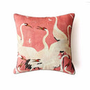 GobekUsa Dancing Crane Decorative Cushion Cover: High Grade French Retro Pillow Case 45x45cm