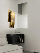 GobekUsa Luxe Marble Pendant Light: LED Bronze Hanging Lamp for Kitchen Island, Dining Table