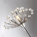 GobekUsa Crystal Dandelion LED Floor Lamp for Living Room Bedroom Decor