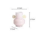 GobekUsa Glass Vase with Ears: Floral Arrangement Accessory