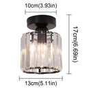 GobekUsa Crystal Chandelier Ceiling Light for Modern Living Room Decor