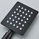 GobekUsa Black Stainless Steel Handheld Shower Head for Hot and Cold Water