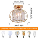 GobekUsa Crystal LED Ceiling Chandelier for Luxury Living Room Decor