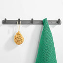GobekUsa Aluminum Alloy Towel Hooks Wall Mounted Bathroom Robe Holder (3-6 Hooks)