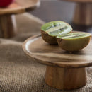 GobekUsa Elevated Wooden Cake Plate | Stylish and Functional Food Serving Trays
