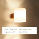 GobekUsa LED Wooden Wall Lamp for Modern Bedroom Decor