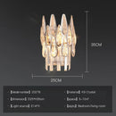 GobekUsa Crystal LED Chandelier | Long Stairway Villa Light | Modern Luxury Post Lamp