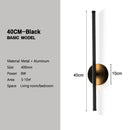 GobekUsa 360° Rotation LED Wall Lights for Sofa Background, Black Wall Sconce Fixtures