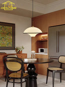 GobekUsa French Medieval Saucer Pendant Lights LED E27 Acrylic Designer Hanging Lamp