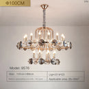 GobekUsa Crystal Living Room Chandelier: Luxury European Designer Lighting Fixtures
