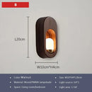 GobekUsa LED Wooden Wall Lamp for Bedroom Living Room Study Aisle Home Lighting