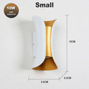 GobekUsa LED Waterproof Wall Lamp 10W Modern Luxury Indoor Outdoor Sconce Light