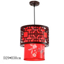 GobekUsa Antique Wood Pendant Lights for Dining Room, LED Living Room Decor Lighting Fixtures
