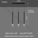GobekUsa Glossy Cylindrical Chandelier for Bar, Restaurant, Bedside, and Company Front Desk