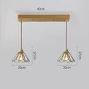 GobekUsa Glass Copper LED Pendant Lights: Modern Nordic Lighting for Home, Dining, & Restaurant