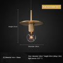 GobekUsa Gold LED Pendant Light – Luxury Nordic Retro Design