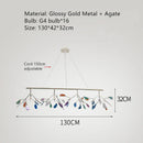 GobekUsa Agate LED Wall Lamp Sconces Gold Metal Surface Mount E14 G4 Bulb