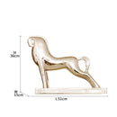 GobekUsa Horse Resin Sculpture Modern Desk Decoration Ornaments Room Decor Aesthetics