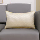 GobekUsa Houndstooth Cushion Cover 30x50cm Black and White Bow Waist Pillow Case